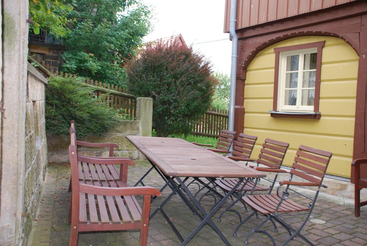 Fh Am Osterbrunnen Hotel Hinterhermsdorf Ngoại thất bức ảnh